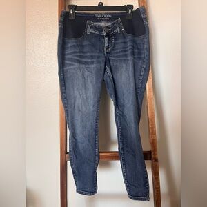 Maurices Maternity Dark Blue Jeans